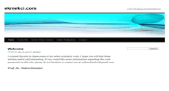 Desktop Screenshot of ekmekci.com